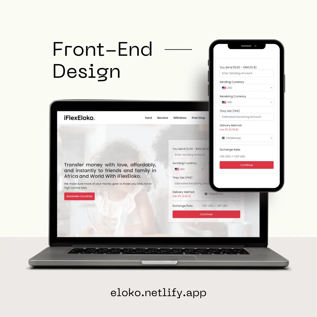 Front-End Development for iFlexEloko Website